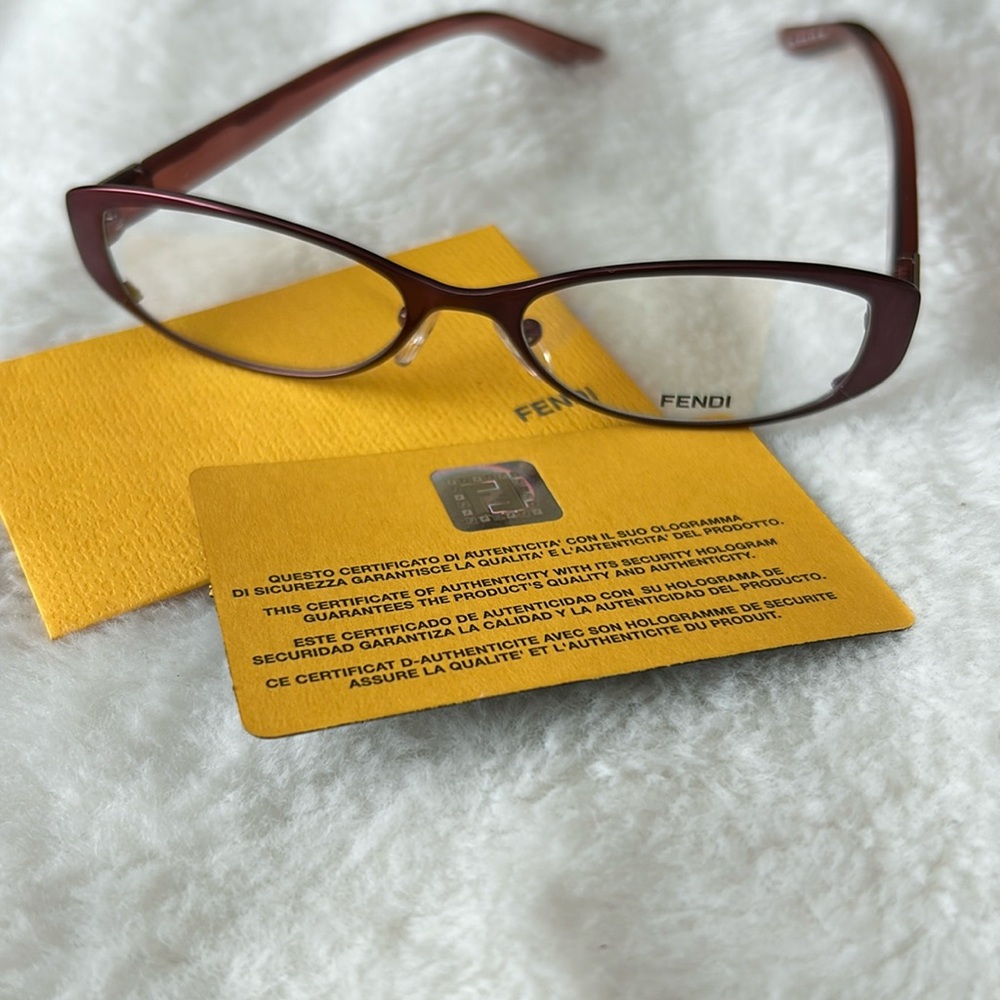 Authentic Fendi optical frames
